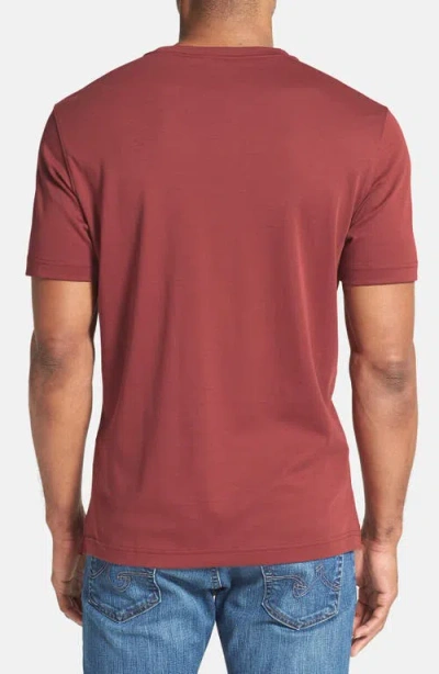 Robert Barakett Georgia Pima Cotton T-shirt In Red