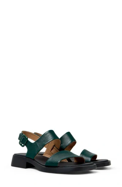 Camper Dana Slingback Sandal In Green