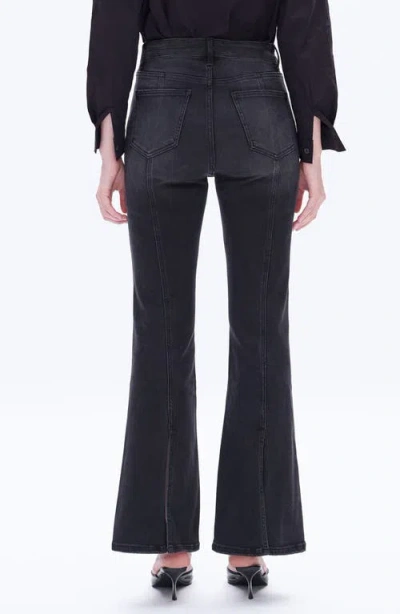 Bayeas High Waist Distressed Bootcut Jeans
