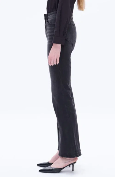 Bayeas High Waist Distressed Bootcut Jeans