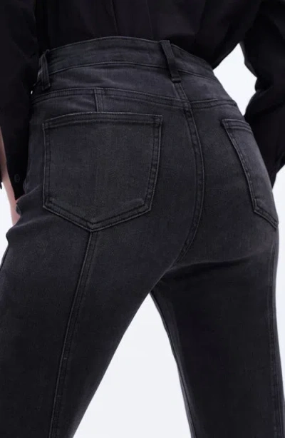 Bayeas High Waist Distressed Bootcut Jeans