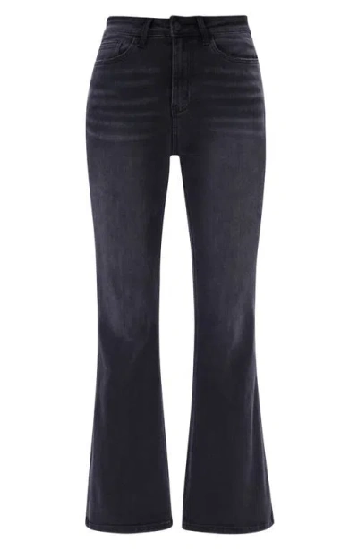 Bayeas High Waist Distressed Bootcut Jeans