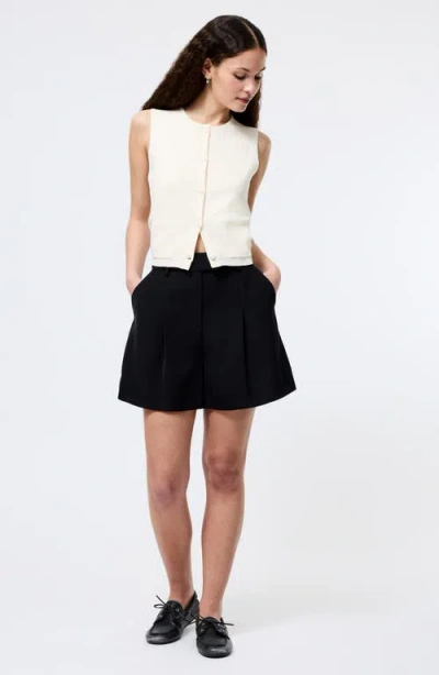 French Connection Cosysoft Knit Vest In White