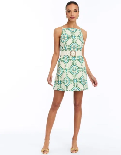 Mestiza New York Havana Mini Dress In Green
