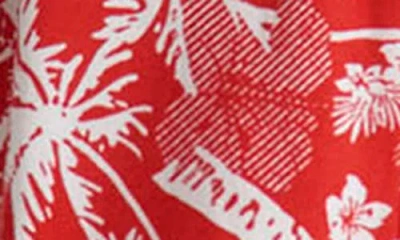 Hurley Getaway Romper In Red