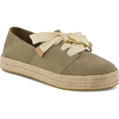 Toms Carolina Lace-up Platform Espadrille Sneaker