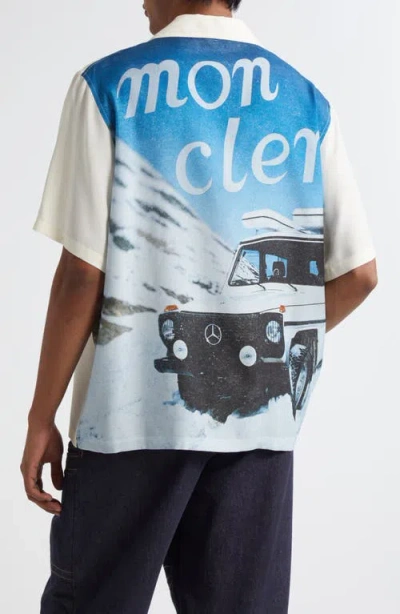 Moncler Genius Moncler X Mercedes-benz By Nigo Print Bowling Shirt