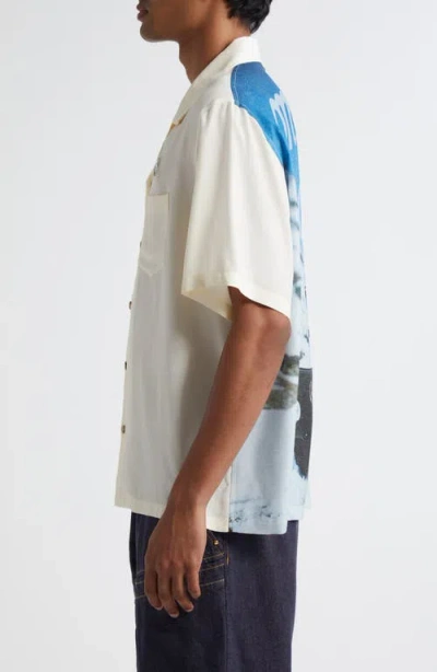 Moncler Genius Moncler X Mercedes-benz By Nigo Print Bowling Shirt