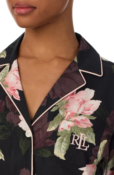 Ralph Lauren Lauren  Cotton Blend Print Pajamas