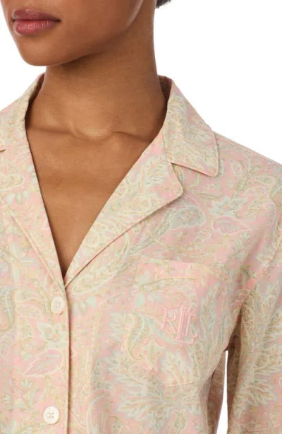 Ralph Lauren Lauren  Cotton Blend Print Pajamas
