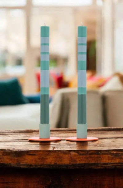 British Colour Standard Small Two Tone Candle Holder