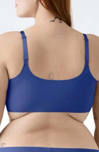 True & Co. True & Co True Body Lift Triangle Convertible Strap Bra In Blue