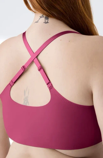 True & Co. True & Co True Body Lift Triangle Convertible Strap Bra In Pink