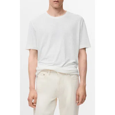 Mango Slim Fit Linen Blend T-shirt