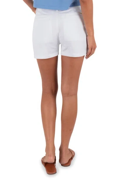 Hurley Horizon Patch Pocket Shorts In White