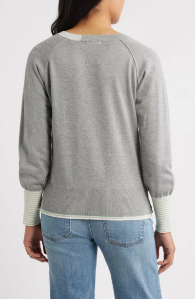 Hatley Cary V-neck Sweater In Gray