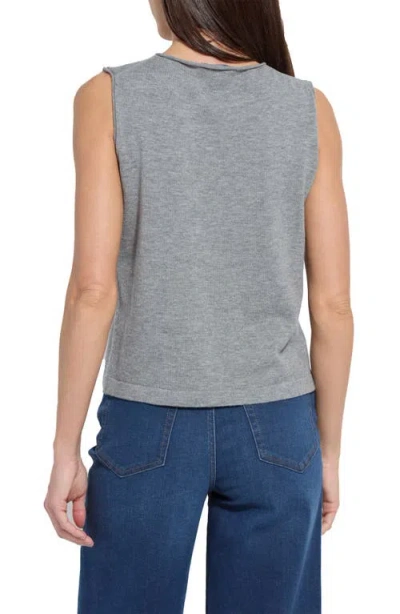 Lyssé Lysse Cosette Washable Merino Wool Tank In Gray