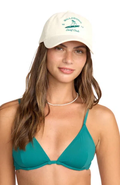 Billabong Embroidered Cotton Twill Baseball Cap
