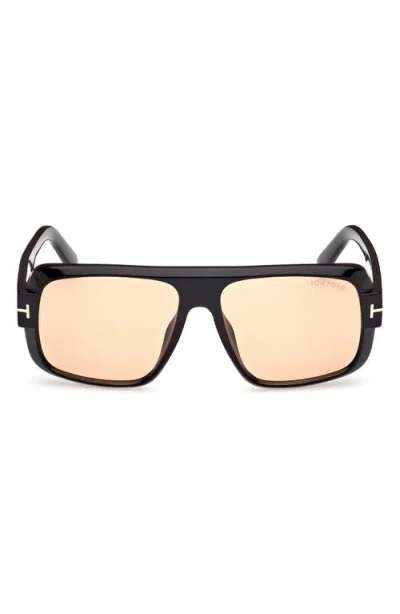 Tom Ford Turner 58mm Navigator Sunglasses