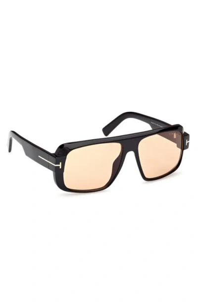 Tom Ford Turner 58mm Navigator Sunglasses