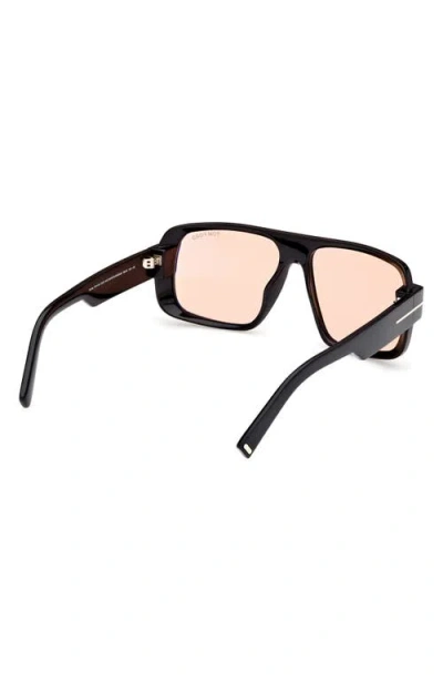 Tom Ford Turner 58mm Navigator Sunglasses