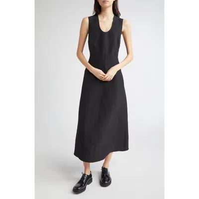 Partow Haley Sleeveless Ripstop In Black