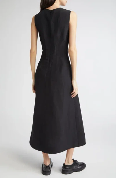 Partow Haley Sleeveless Ripstop In Black