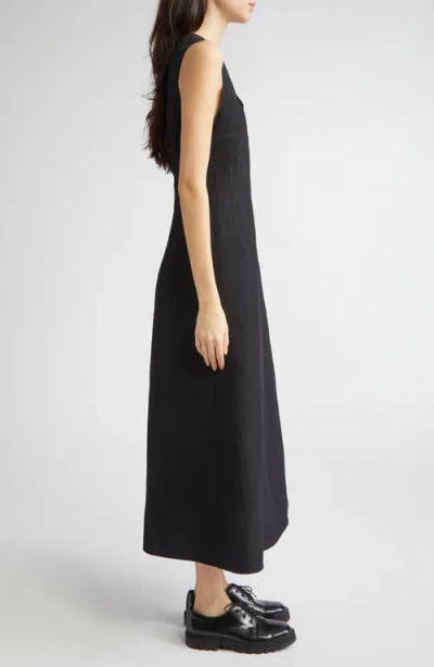 Partow Haley Sleeveless Ripstop In Black