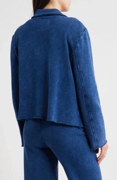 Frank & Eileen Mini Belfast Crop Knit Peacoat