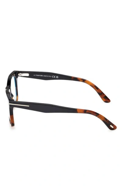 Tom Ford 50mm Square Blue Light Blocking Optical Glasses