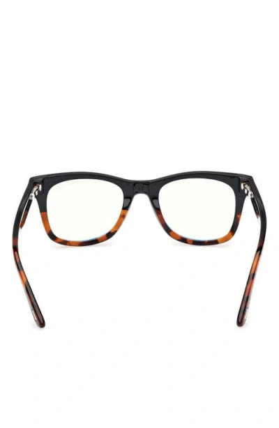 Tom Ford 50mm Square Blue Light Blocking Optical Glasses