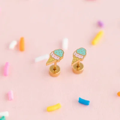Pip Pop Ice Cream Stud Earring