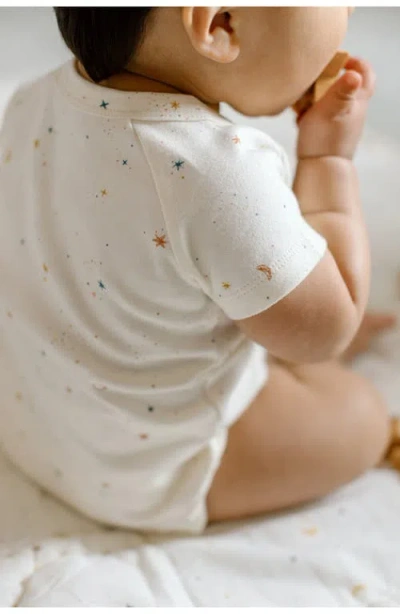 Pehr Celestial Organic Cotton Bodysuit In Neutral