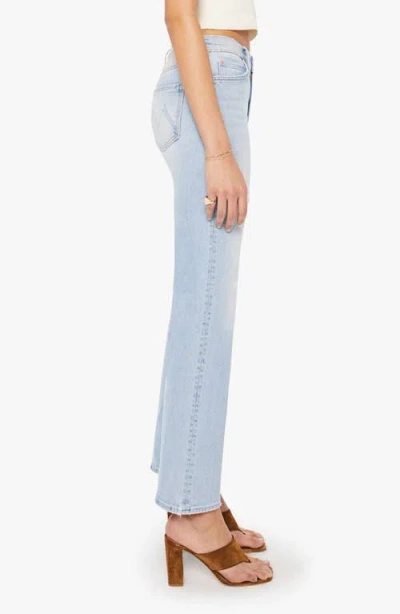 Mother The Kick It Ankle Flare Jeans In Blue