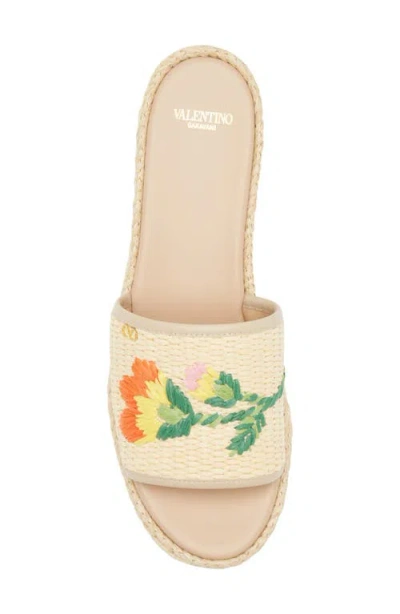 Valentino Garavani Bribi Platform Espadrille Slide