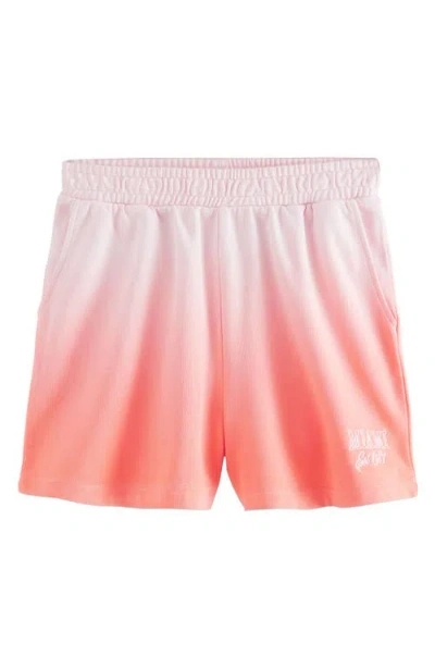 Next Ombré Cotton Blend Fleece Sweat Shorts In Red