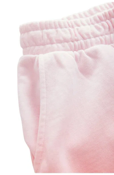 Next Ombré Cotton Blend Fleece Sweat Shorts In Red
