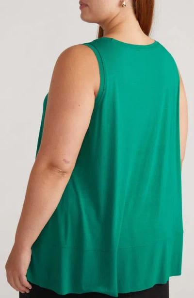 Universal Standard Hudson Liquid Jersey High-low Tank Top