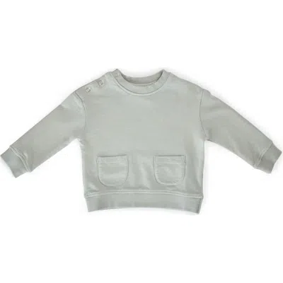 Pehr Organic Cotton French Terry Sweatshirt In Gray