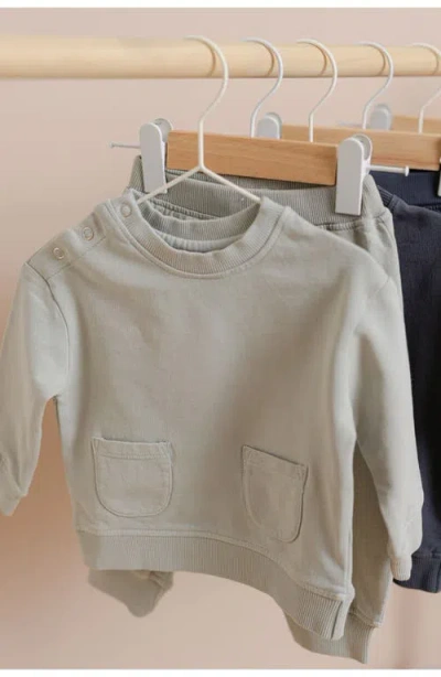 Pehr Organic Cotton French Terry Sweatshirt In Gray