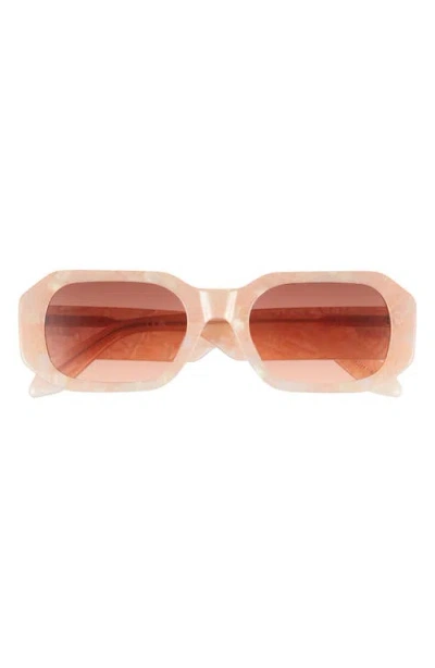 Quay Hyped Up 38mm Square Sunglasses