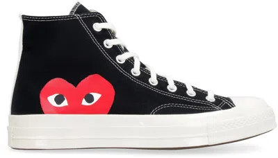 Comme Des Garçons Play Chuck 70 High-top Sneakers In Black