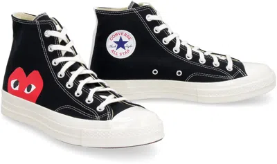 Comme Des Garçons Play Chuck 70 High-top Sneakers In Black