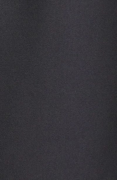 Jil Sander Long Sleeve Wool Polo Dress In Black
