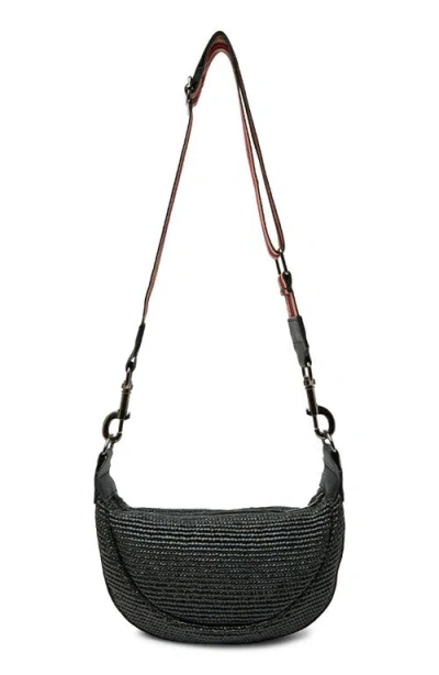 Think Royln Tiny Dancer Raffia Shoulder Bag