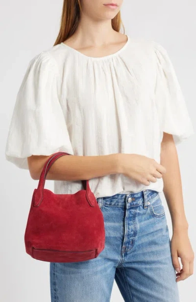 Madewell The Mini Suede Shopper Tote