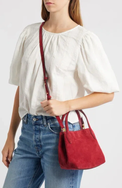 Madewell The Mini Suede Shopper Tote