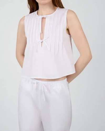 Weworewhat Tie Front Flare Top