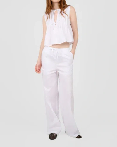 Weworewhat Tie Front Flare Top