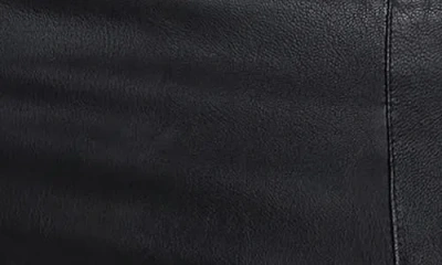 Ookie & Lala Ookie And Lala Faux Leather Side Slit Skirt